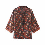 Chemisier fluide boheme chic