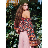 Chemisier fluide boheme chic