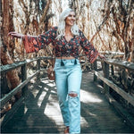 Chemisier fluide boheme de bohemienne