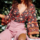 Chemisier fluide boheme luxe