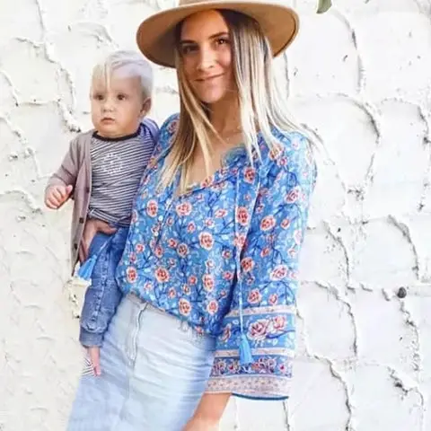 Chemisier style boheme hippie