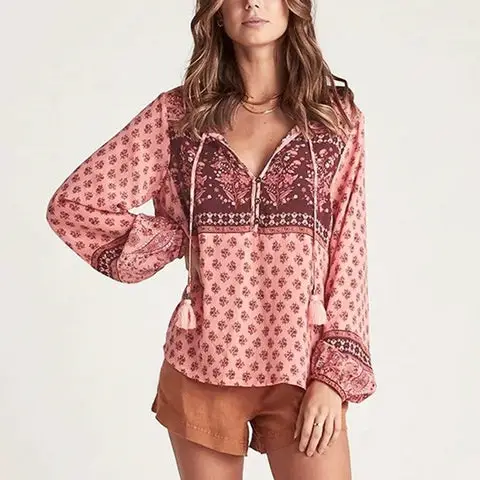 Hippie tunic blouse boho chic
