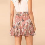 Jupe boheme courte tendance