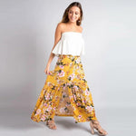 Jupe boheme jaune de bohemienne