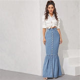 Jupe longue boheme style chic