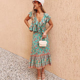 Jupe longue gitane boheme luxe