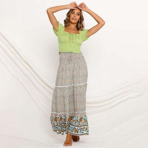 Jupe vintage hippie chic