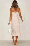 Robe  longue bohème beige de qualite
