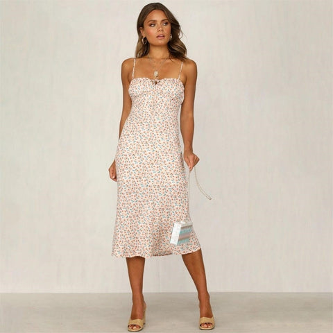 Robe  longue bohème beige hippie