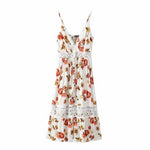 Robe blanche boheme plage boho