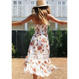 Robe blanche boheme plage tendance