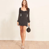 Robe bohème chic noire chic