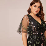 Robe boheme chic dentelle grande taille style