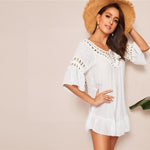 Robe boheme chic ecru style
