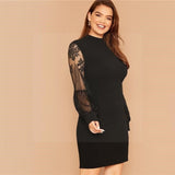 Robe boheme dentelle grande taille style