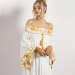 Robe boheme hiver longue luxe