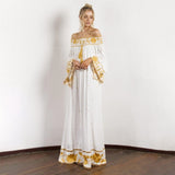 Robe boheme hiver longue luxe