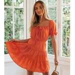 Robe boheme orange 2020