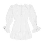 Robe boho blanche luxe