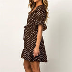 Robe boho chic courte hippie