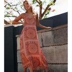 Robe boho chic de bohemienne