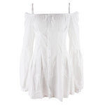 Robe courte boheme blanche style