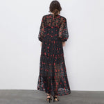 Robe longue boheme automne style