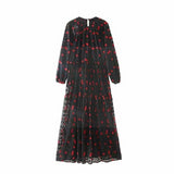 Robe longue boheme automne tendance