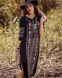 Robe longue boheme boho tendance