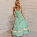 Robe longue boheme bretelle de bohemienne