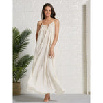 Robe longue boheme ecru de qualite