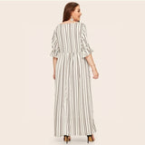 Robe longue boheme grande taille blanche pas cher