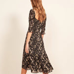 Robe longue boheme noire boho chic