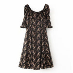 Robe longue boheme noire pas cher