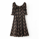 Robe longue boheme noire tendance