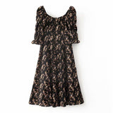 Robe longue boheme noire tendance