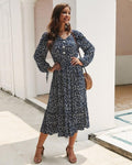 Robe longue boheme pour ceremonie hippie