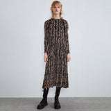 Robe longue noire style boheme boho chic