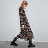 Robe longue noire style boheme boho chic