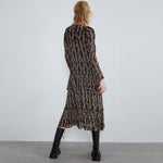 Robe longue noire style boheme style