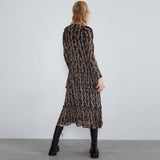 Robe longue noire style boheme style