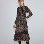 Robe longue noire style boheme style