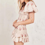 Robe style  boheme chic ivoire style