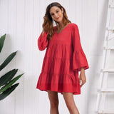 Robe style boheme en coton 2020