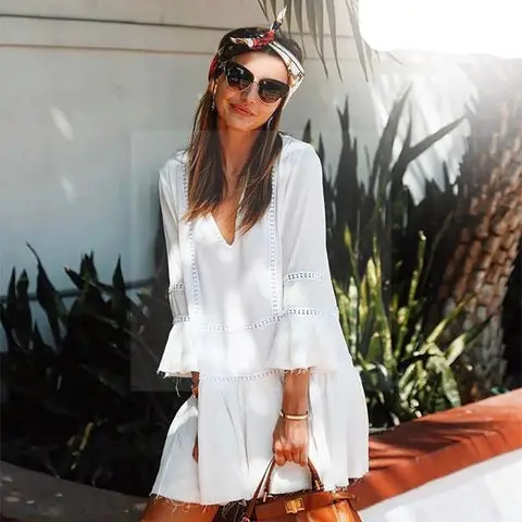 robe-blanche-courte-esprit-boheme