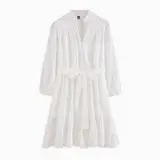 robe-blanche-courte-style-hippie-chic de qualite