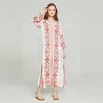 robe-blanche-hippie-chic-pas-cher femme
