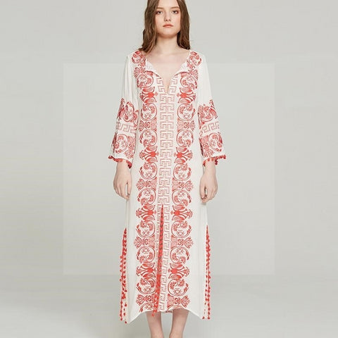 robe-blanche-hippie-chic-pas-cher