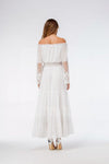 robe-boheme-chic-blanche-longue femme