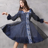 robe-boheme-chic-bleu-marine chic